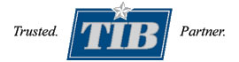 TIB logo, merchant processing